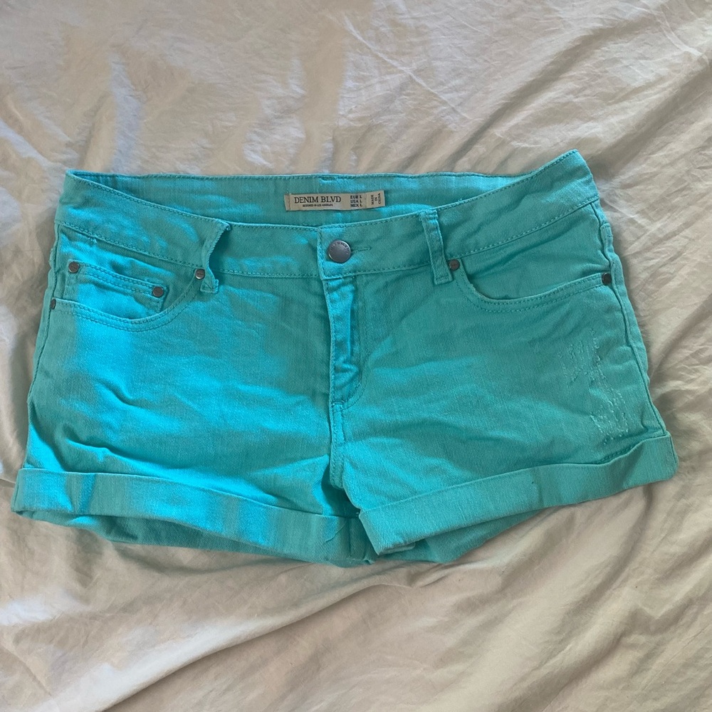 Denim Blvd Blue Jean Shorts Casual Summer Style